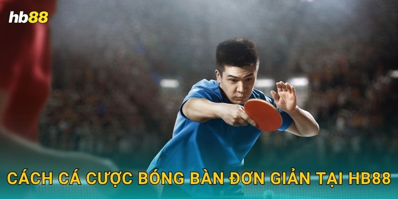 Cách cá cược Bóng bàn đơn giản tại Hb88